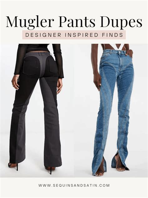 mugler jean dupe